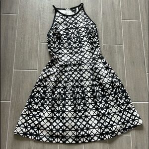 Black and white dress